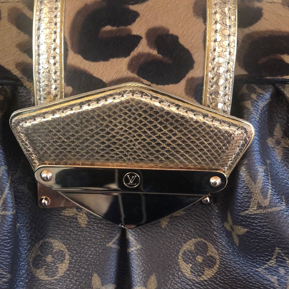 Louis Vuitton Monogram Leopard Adele Satchel - Picture 2 of 8